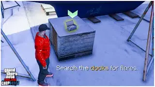 Search the docks for flares location - GTA Online