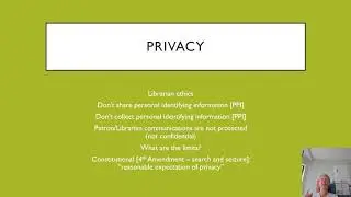 Privacy and the Internet  1 of 3 Privacy slide