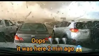 Tornado in Arkansas so big and fast #news #amazing #nature #naturespower