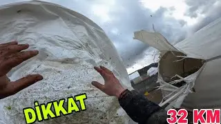 UYUDUM !! ÇADIR PARÇALANACAKTI..GECE GELEN KORKU..KUZULAR CILDIRDI