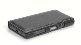 Housse Sony Xperia Z5 Compact Book Type en cuir avec clip - StilGut