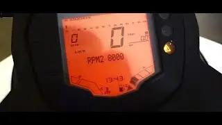 KTM Duke 200 : How to set RPM limit | 2018