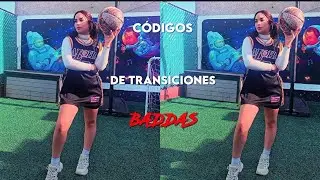 códigos de transiciones baddas 🥳