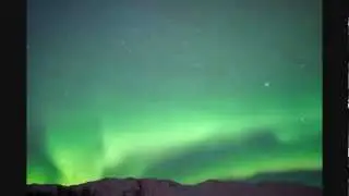 Aurora Borealis, The Northern Lights looking north