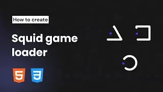 How to create Squid Game Loader using HTML & CSS #loader #preloader