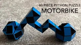 60 Piece Python Puzzle - Motorbike