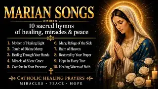 10 MARIAN SONGS FOR COMFORT 🌧️ | Peaceful Catholic Healing Hymns & Prayer Music