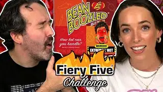Irish People Try The Fiery Five Challenge (Spicy Beanboozled!)