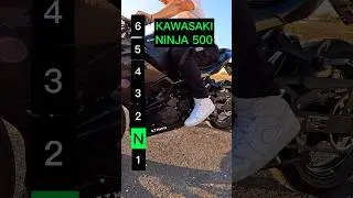 Maximum speed for each gear on a Kawasaki Ninja 500