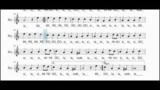 "Schiarazula Marazula" - Per flauto dolce