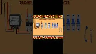 HOW TO CONNECTION SURGE PROTECTION DEVICE! SPD WIRING!