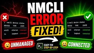 Solved! nmcli device status unmanaged | nmcli device is not activated