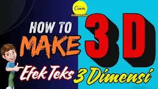 Cara Membuat Efek Teks 3D Di Canva, Membuat Teks 3 Dimensi Dengan Canva !
