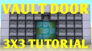 Minecraft: 3x3 Vault Piston Door [Tutorial]