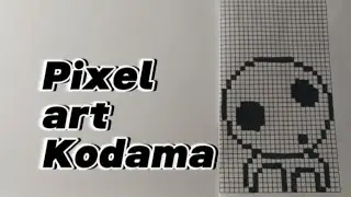 Pixel art Kodama/Drawing Kodama