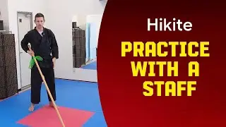 Hikite Practice with a Bo