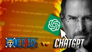One Piece En iyi Anime mi? ChatGPT