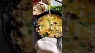 VEGETARIAN MUSHROOM QUESO FUNDIDO
