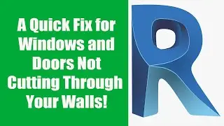 How to Fix Doors and Windows Not Cutting Through Your Walls in Revit