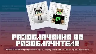 Разоблачение на разоблачителя или что скрывают Neich и Mister Tigar | Расследования и разоблачения