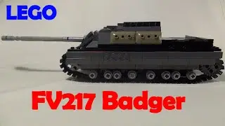 LEGO FV217 Badger [Lego Tank MOC] (reuploaded)