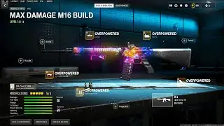 the *NEW* BUFFED M16 is OVERPOWERED! (Best M16 Class Setup) - Modern Warfare 2