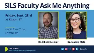 September 23rd, 2022 Faculty Ask Me Anything: Elliott Kuecker and Maggie Melo