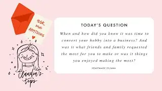 [AMA Series 020] How to know if your hobby should be a business