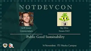 Griff Green - Public Good Sustainability I notDEVCON