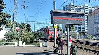 Электровоз 2ЭС4к-065 со скорым поездом №270 Имеретинский курорт — Чита/Иркутск