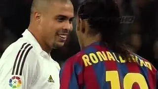 O Dia Que Ronaldinho Destruiu o Real Madrid De Ronaldo Fenômeno