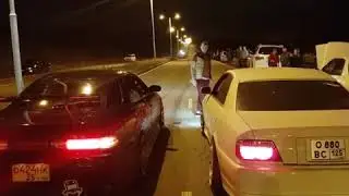 drag марк2 (2jzgte ) vs чайзер (1jzgte )
