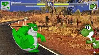 (M.U.G.E.N Request) Maggilla(Vore) vs Yoshi