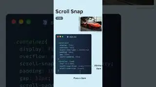Scroll Snap Using Css