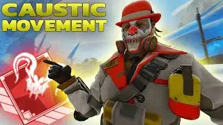 Movement Player Tries CAUSTIC... (Apex Legends Gameplay)