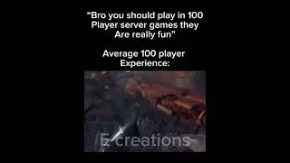 Average 100 player experience on Roblox #Roblox #meme #memes