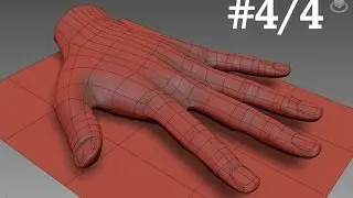 Tutorial en español 3ds Max - Modelado de la Mano - # 4/4