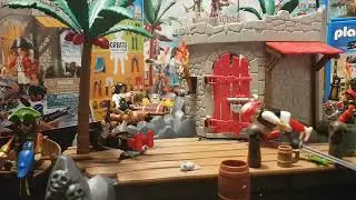 Playmobil Ataque a los Piratas de la Isla Misteriosa. Attack on the pirates of the mysterious island