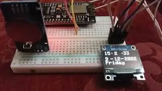 (Demo) ESP8266 NodeMCU Real Time Clock RTC using DS3231 Module and display on OLED