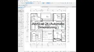 Archicad 24 (Automatic Dimensioning)