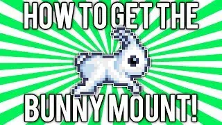 Terraria 1.2.4: Bunny Mount! (Fuzzy Carrot Summoning Item) @demizegg