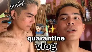 NAGPAGUPIT NA NG BUHOK FINALLY! + SHOUTOUT?! (QUARANTINE VLOG)