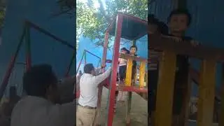 Aira playing in the playground