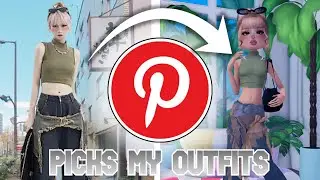 *PINTEREST* picks my OUTFIT in Roblox DRESS TO IMPRESS! AstraMoon
