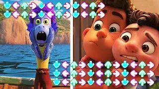 Luca and Alberto but it's Friday Night Funkin - Pixar's Sea Luca 2021