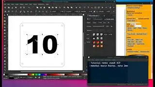 Tutorial KaryaCNC cutting ACP nomor rumah