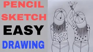 PENCIL SKETCH EASY DRAWING PRINTING VIDEO 