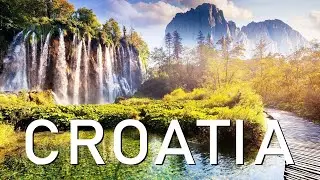 FLYING OVER CROATIA - Relaxing Music & Amazing Beautiful Nature Scenery For Stress Relief