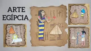 Atividade arte egípcia - hieróglifos, lei da frontalidade e pirâmides