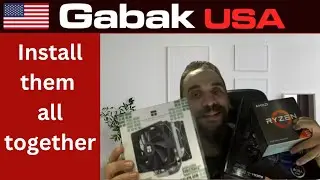 how to put together ASUS Motherboard AMD Ryzen 5 & Thermalright Assassin cooler RAM installation?